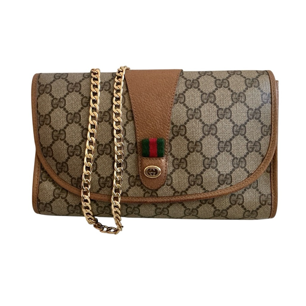 Vintage Gucci Supreme Brown GG Monogram Clutch - Picture 4 of 14